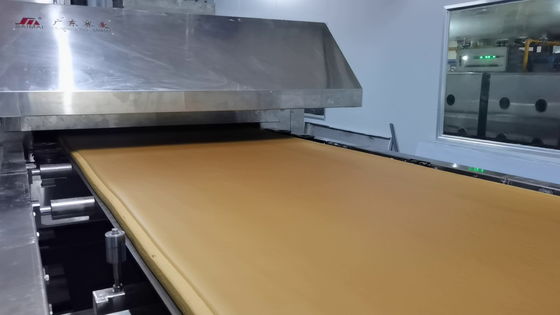 Bánh quy bánh quy bằng thép Đai thép Nướng không khí nóng Lò nướng hầm khí đối lưu